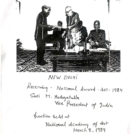 National Award 1970 — Lalit Kala Akademi, New Delhi