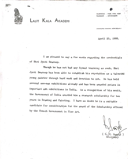 State Lalit Kala Akademi Award & Group Show Honours