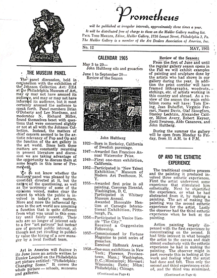 National Press Feature — The Modernist Canvas
