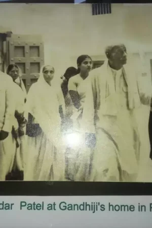 Sardar Patel at Gandhiji’s Home in Porbandar
