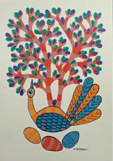 3391-min.jpg Vijay Shyam: Gond Art - Image 1