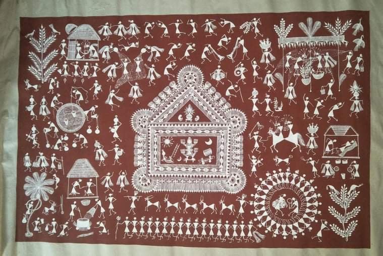 3495-min.jpg Vijay Babu Badu: Warli Art - Image 1