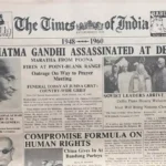 Mahatma Gandhi Assassinated at Delhi
