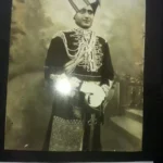 Son of Nawab of Junagadh Muhammad Dilawar Khanji in Military Dress When Junagadh was Marged with Pakistan