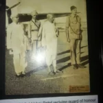 Sardar Vallabhbhai Patel Reciving of Honour at keshod Airport (13 Nov. 1947)