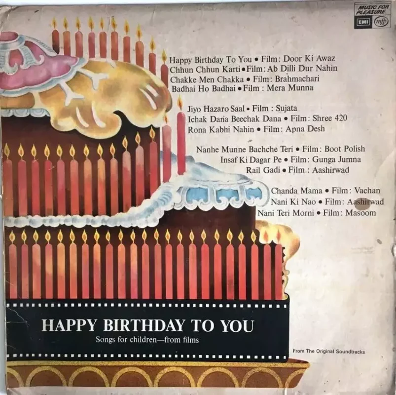Happy Birthday To You: Song For Childern-From Film