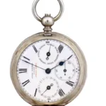 John Barrel Locle Calendar Pocket Watch