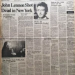 John Lennon Shot Dead in New York