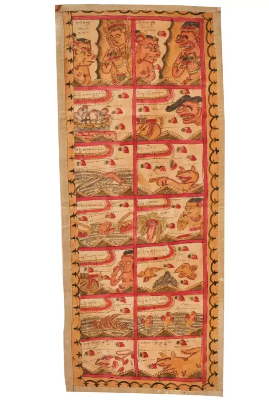 Hand painted Kalamkari