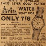 Vintage Watch Advertisement – Plate 102