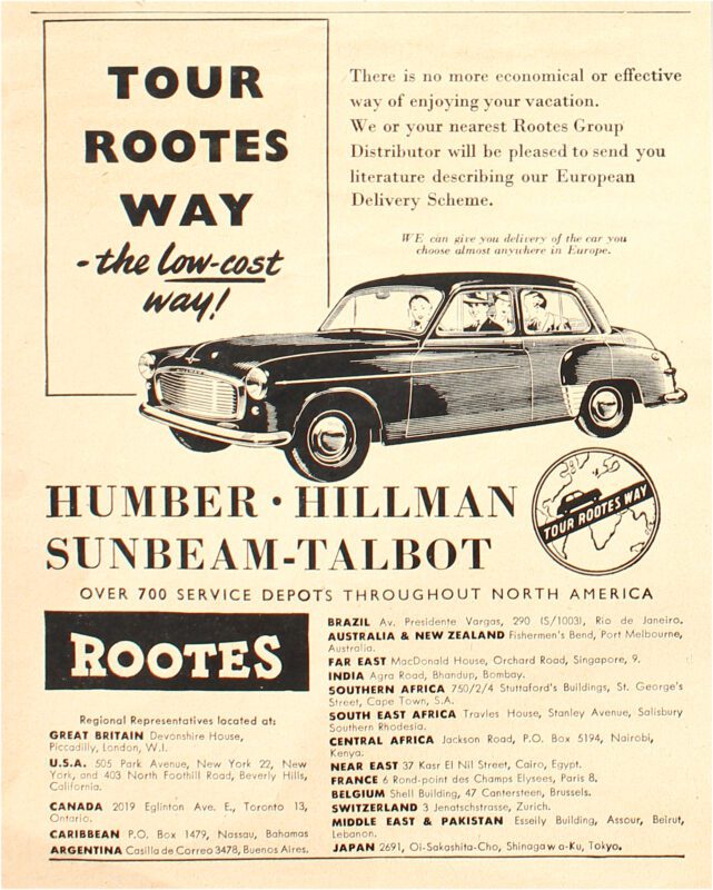 Vintage Car Advertisement – Plate 24