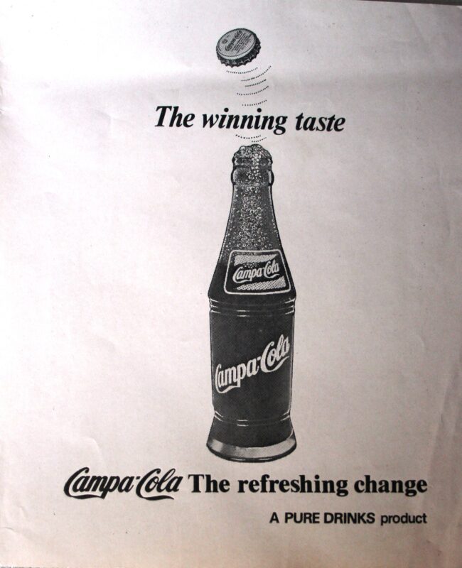 Campa Cola Vintage Advertisement (Plate 7)