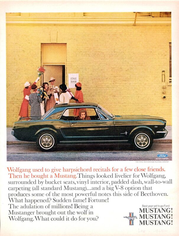 1965 Ford Mustang Vintage Advertisement (CN336049-081)