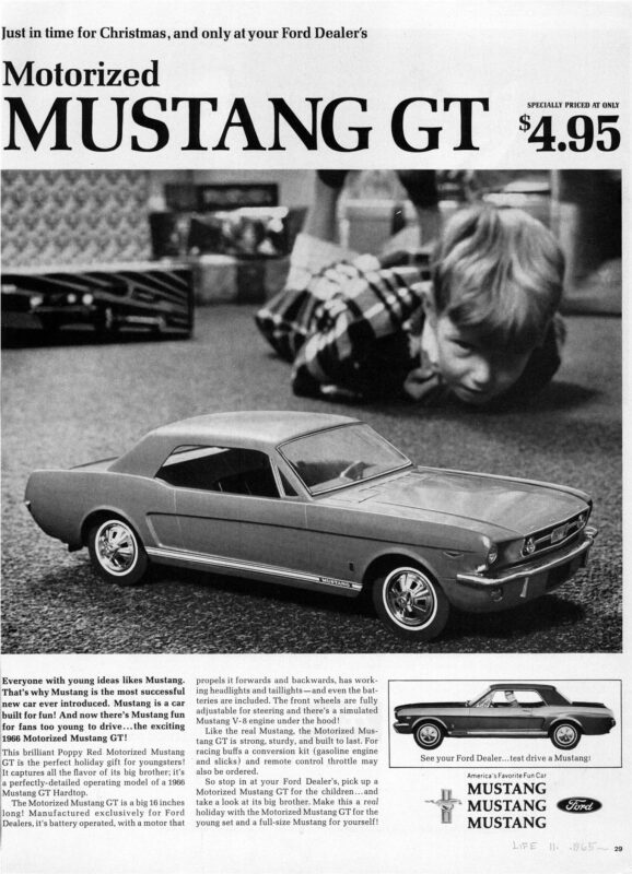 1966 Ford Mustang Vintage Advertisement (CN336049-074)