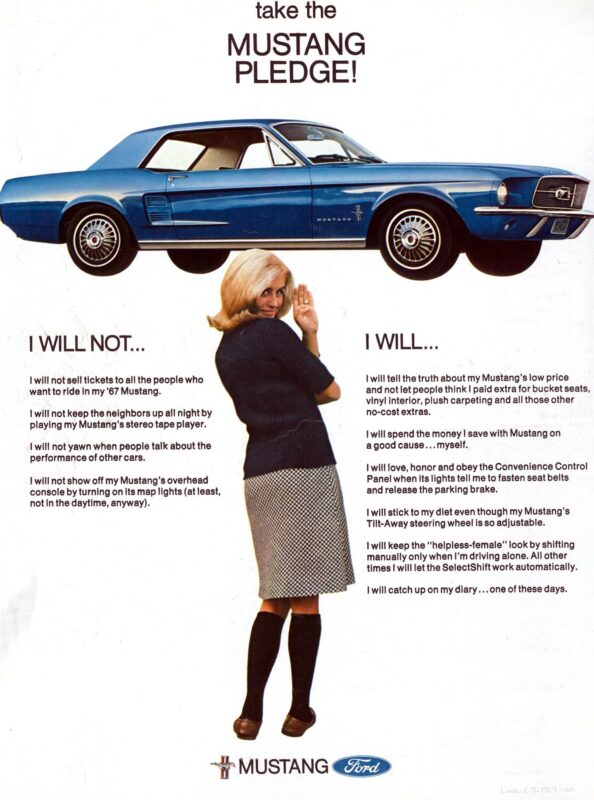 1967 Ford Mustang Vintage Advertisement (CN336049-076)