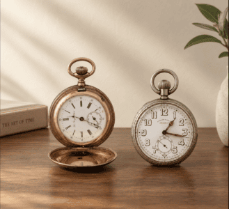 HJ Bhabha Gold & Silver Pocket Watches