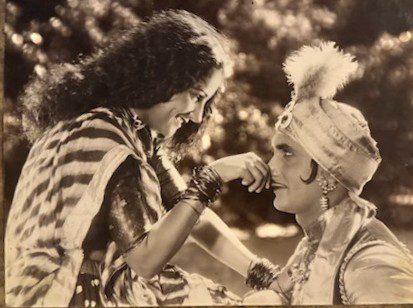Classic Indian Movie Studio Still — 1930s
