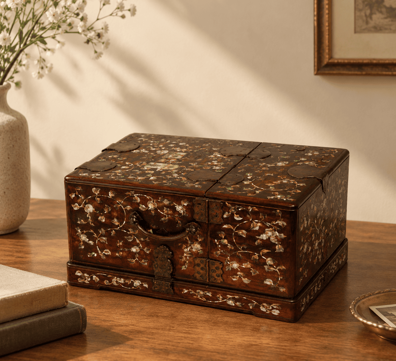 Qing Dynasty Rosewood Box