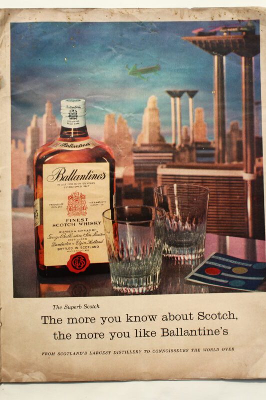 Ballantine’s — Vintage Advertisement (Life Magazine, Mar 1960)