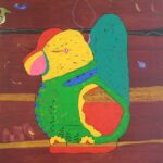 Dhaneshwar Shah – DS - 48, 48x60 inch, Acrylic on Canvas, Toy in Space, 2008