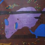 Dhaneshwar Shah – DS - 72, 48x60 inch, Acrylic on Canvas, the Mouse, 2009