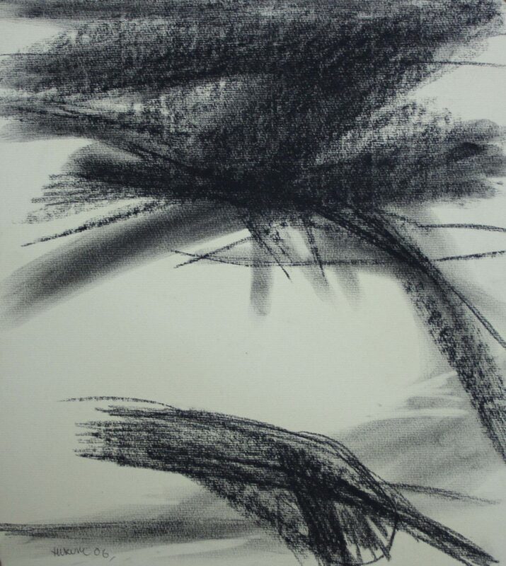 Hukum Lal Verma – HLV - 103 - 13.5 x 15 inches, Conte on board, 2006, Availabl