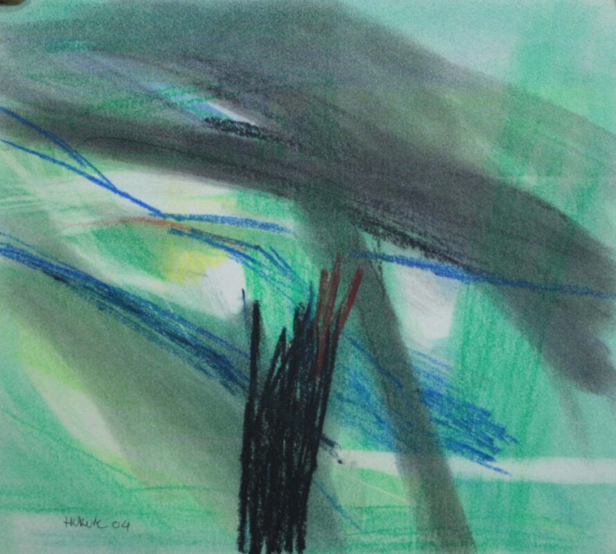 Hukum Lal Verma – HLV - 106 - 13 x 11.5 inches, Dry Pastels on Board, 2004, Av