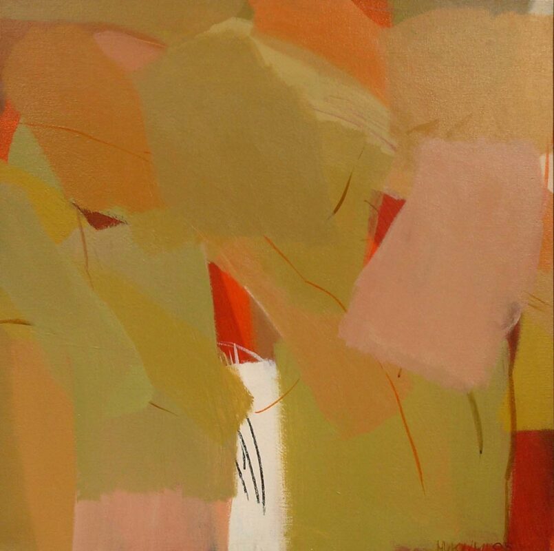 Hukum Lal Verma – HLV - 55 - 26X26 inch - Acrylic on Canvas, Available