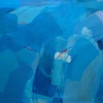 Hukum Lal Verma – HLV - 62 - 99X75 inch - Acrylic on Canvas, Blocked