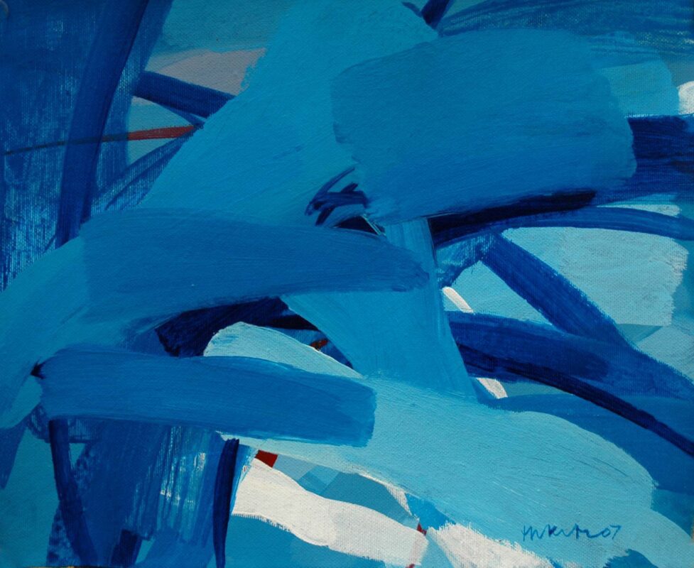 Hukum Lal Verma – HLV - 64 - 13X10.5 inch - Acrylic on Canvas, Available