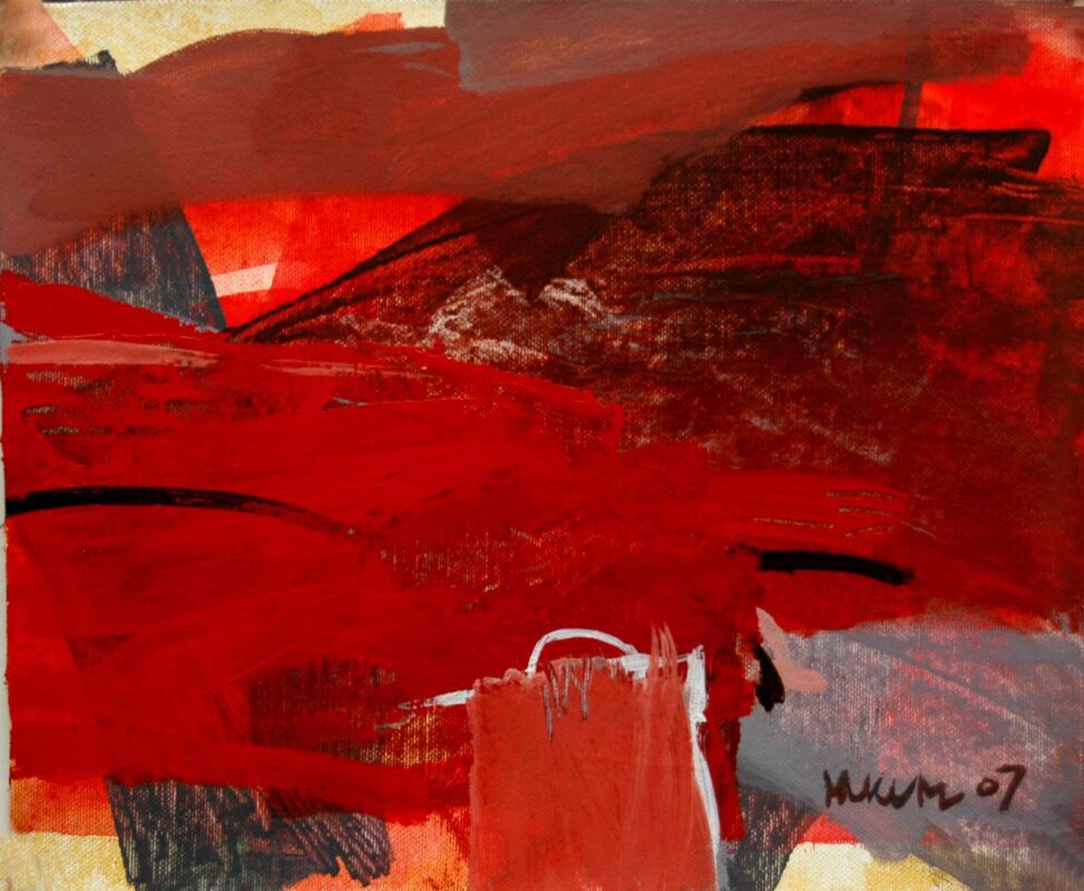 Hukum Lal Verma – HLV - 65 - 13X10.5 inch - Acrylic on Canvas, Available
