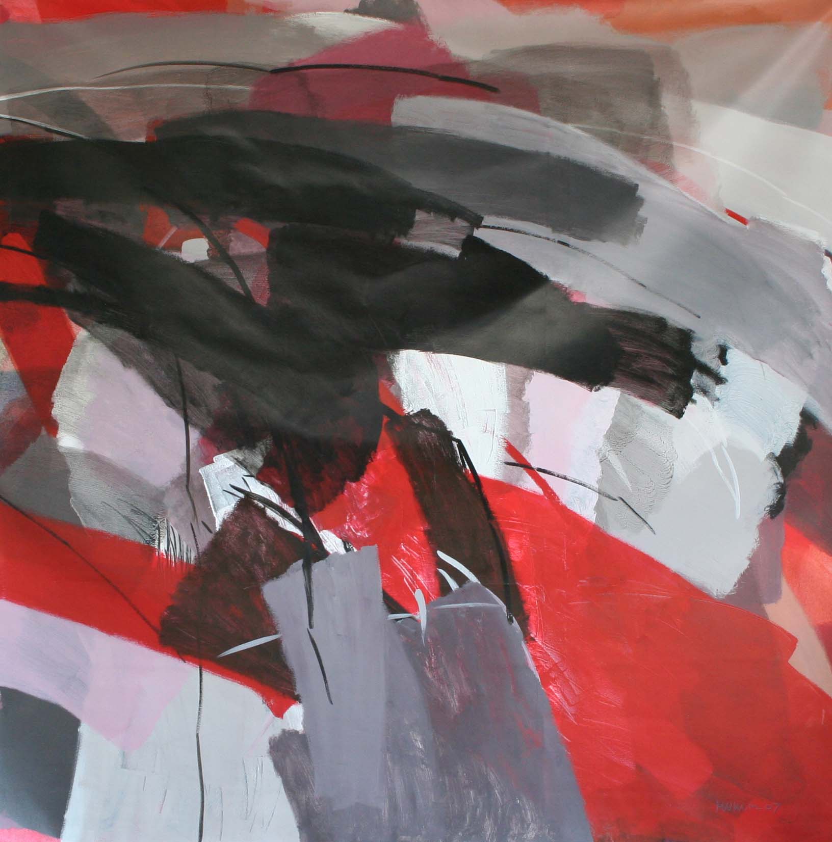 HLV-70-73-X-73-inch-Acrylic-on-Canvas-Available Hukum Lal Verma – HLV - 70 - 73 X 73 inch - Acrylic on Canvas, Available - Image 1