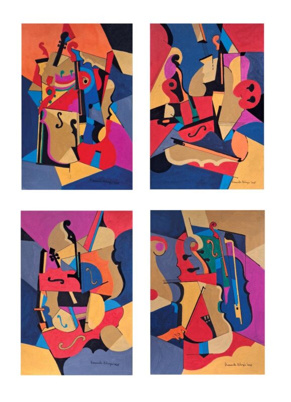 Prasanta Acharjee – Symphony in Shapes I