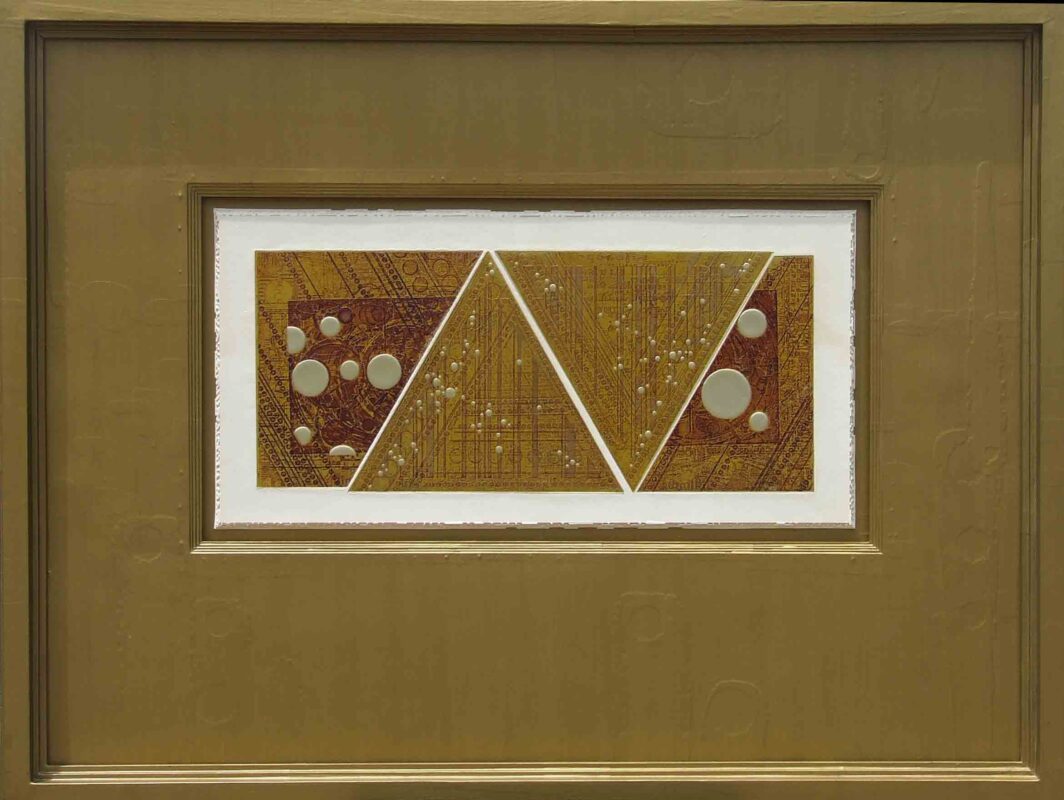 RB-8, Triangulation Copper IX-Assemblage-33x43inches-1997,  Available