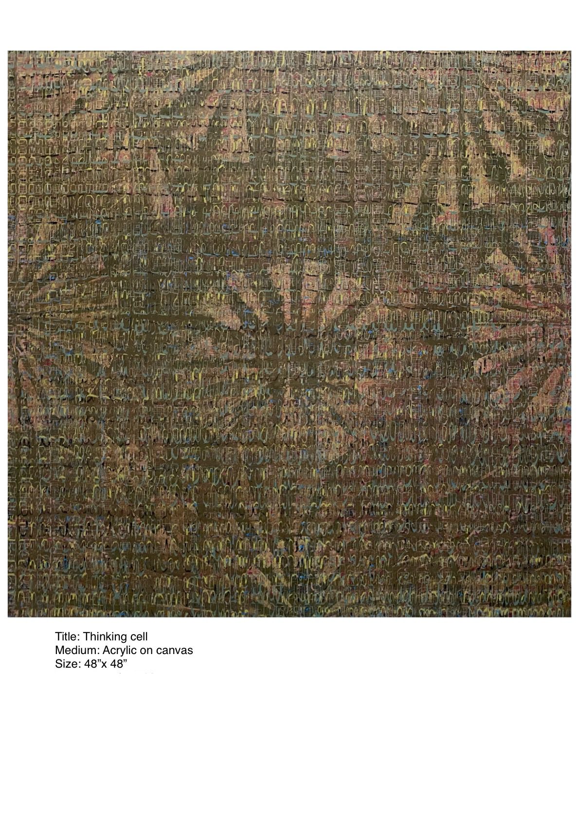 Radhesham Dhamal – Linear Space II Radhesham Dhamal – Linear Space II - Image 1